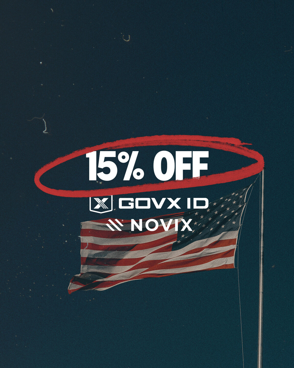 Save 15% with GovX - Novix Outdoors
