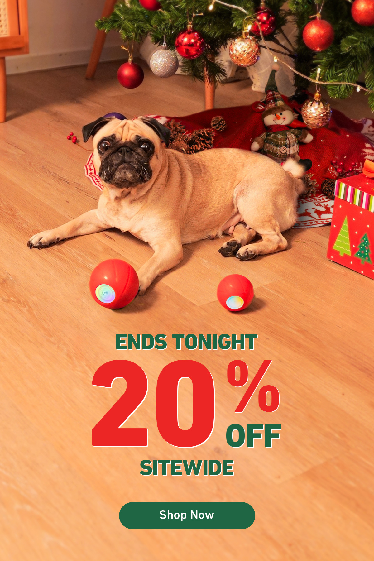 20% off sitewide ends tonight